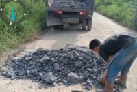 PT. Felda Indo Mulia Manfaatkan Musim Kemarau untuk Benahi Jalan Rusak di Desa Makmur Jaya