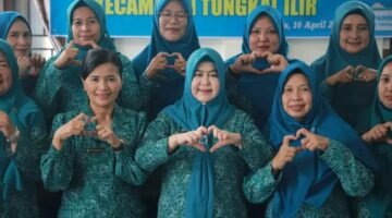 Silaturahmi TP PKK di Tungkal Ilir, Fadhilah Sadat Tekankan Pengembangan UMKM