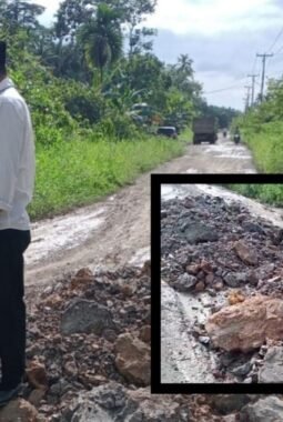 Respons Cepat PT FIM, Jalan Parit Lapis Mulai Diperbaiki Demi Kepentingan Warga