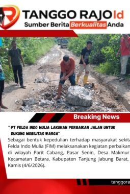 PT Felda Indo Mulia Lakukan Perbaikan Jalan untuk Dukung Mobilitas Warga