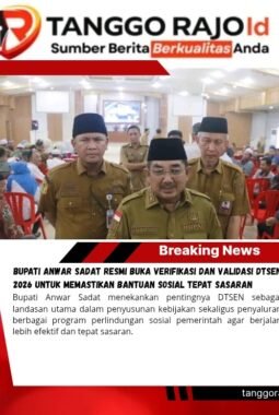 Bupati Anwar Sadat Resmi Buka Verifikasi dan Validasi DTSEN 2026 untuk Memastikan Bantuan Sosial Tepat Sasaran