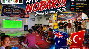 HMI dan Pemuda Pancasila Tanjab Barat Gelar Nobar Piala Dunia 2026, Perkuat Silaturahmi Pemuda
