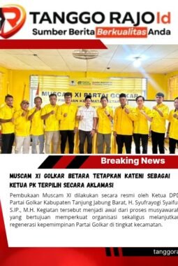 Muscam XI Golkar Betara Tetapkan Kateni sebagai Ketua PK Terpilih Secara Aklamasi