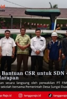 PT FIM Salurkan Bantuan CSR untuk SDN 47 dan Warga Dusun Tanjung Harapan