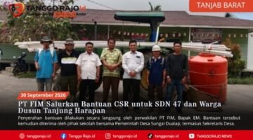 PT FIM Salurkan Bantuan CSR untuk SDN 47 dan Warga Dusun Tanjung Harapan